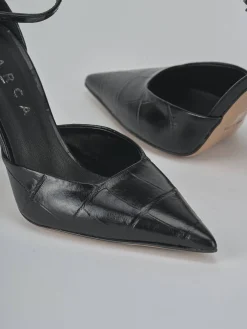 Décolleté tacco 9cm cocco nero