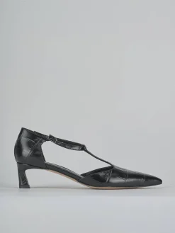 Décolleté tacco 5cm cocco nero