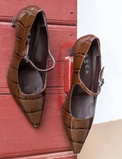 Décolleté tacco 6cm cocco testa