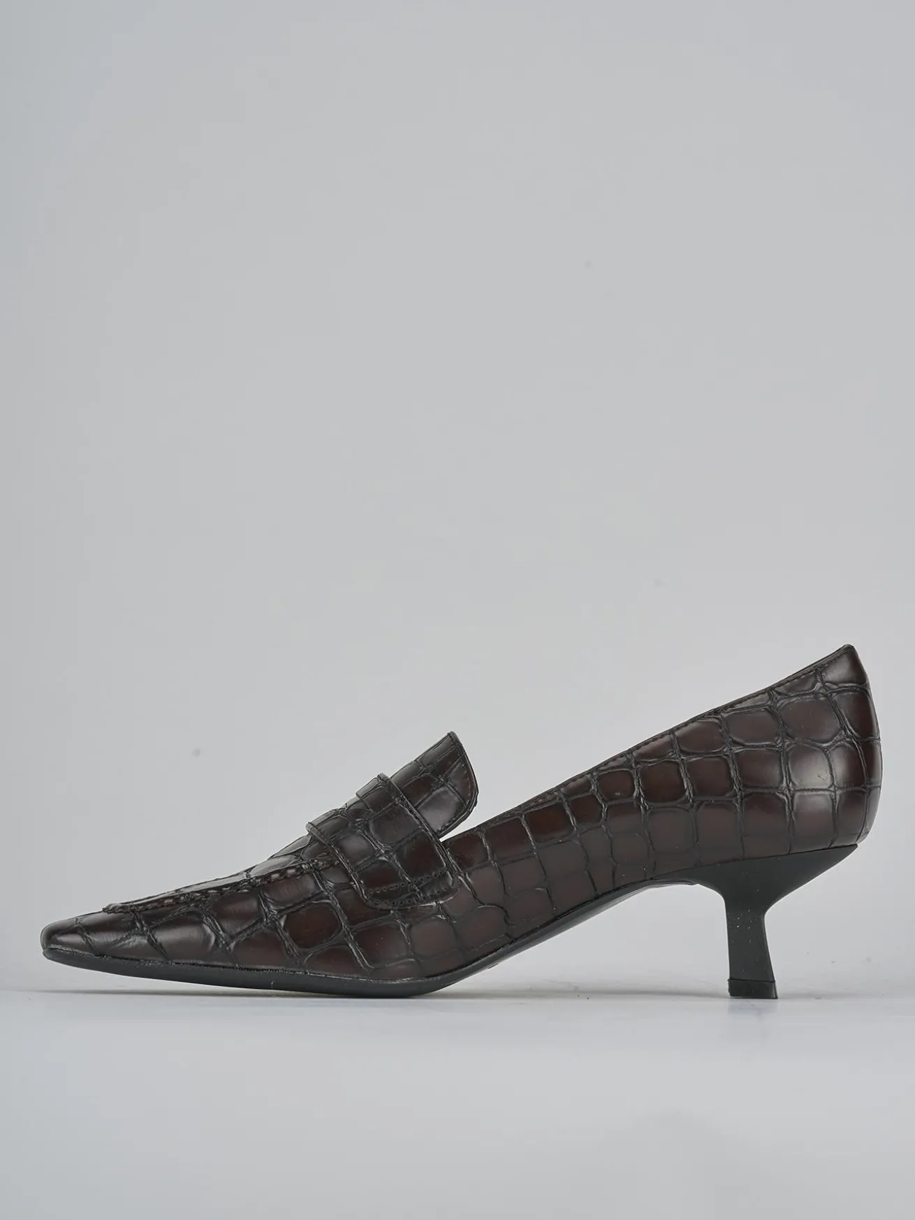 Décolleté tacco 5cm cocco testa