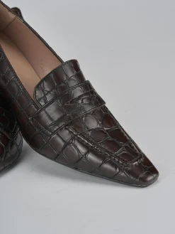 Décolleté tacco 5cm cocco testa