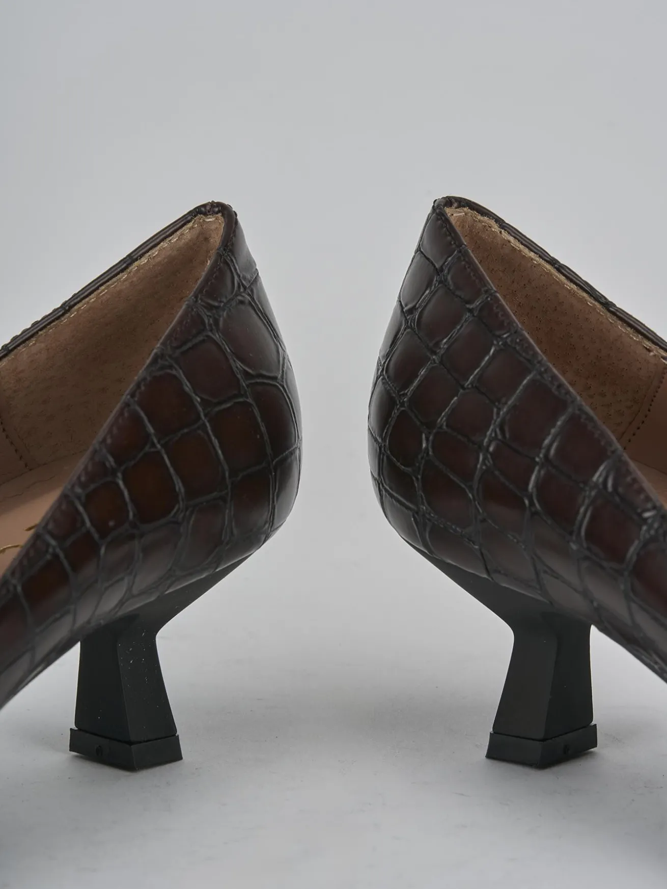 Décolleté tacco 5cm cocco testa