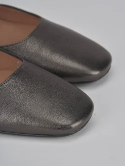 Décolleté tacco 8cm pelle argento