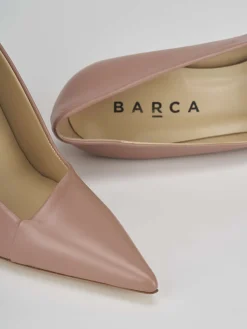 Décolleté tacco 11cm pelle beige