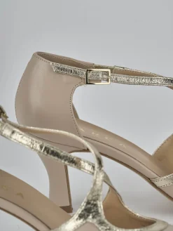 Décolleté tacco 6cm pelle beige