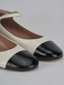 Décolleté tacco 3cm pelle bianco