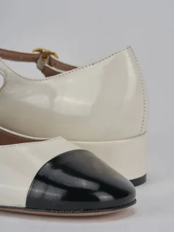 Décolleté tacco 3cm pelle bianco