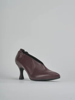 Décolleté tacco 7cm pelle bordo'
