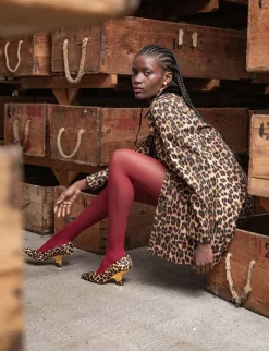 Décolleté tacco 6cm pelle multicolor