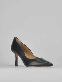 Décolleté tacco 8cm pelle nero