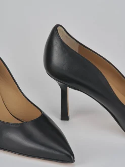 Décolleté tacco 8cm pelle nero