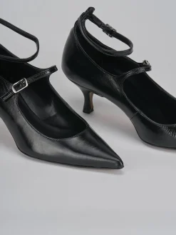 Décolleté tacco 5cm pelle nero