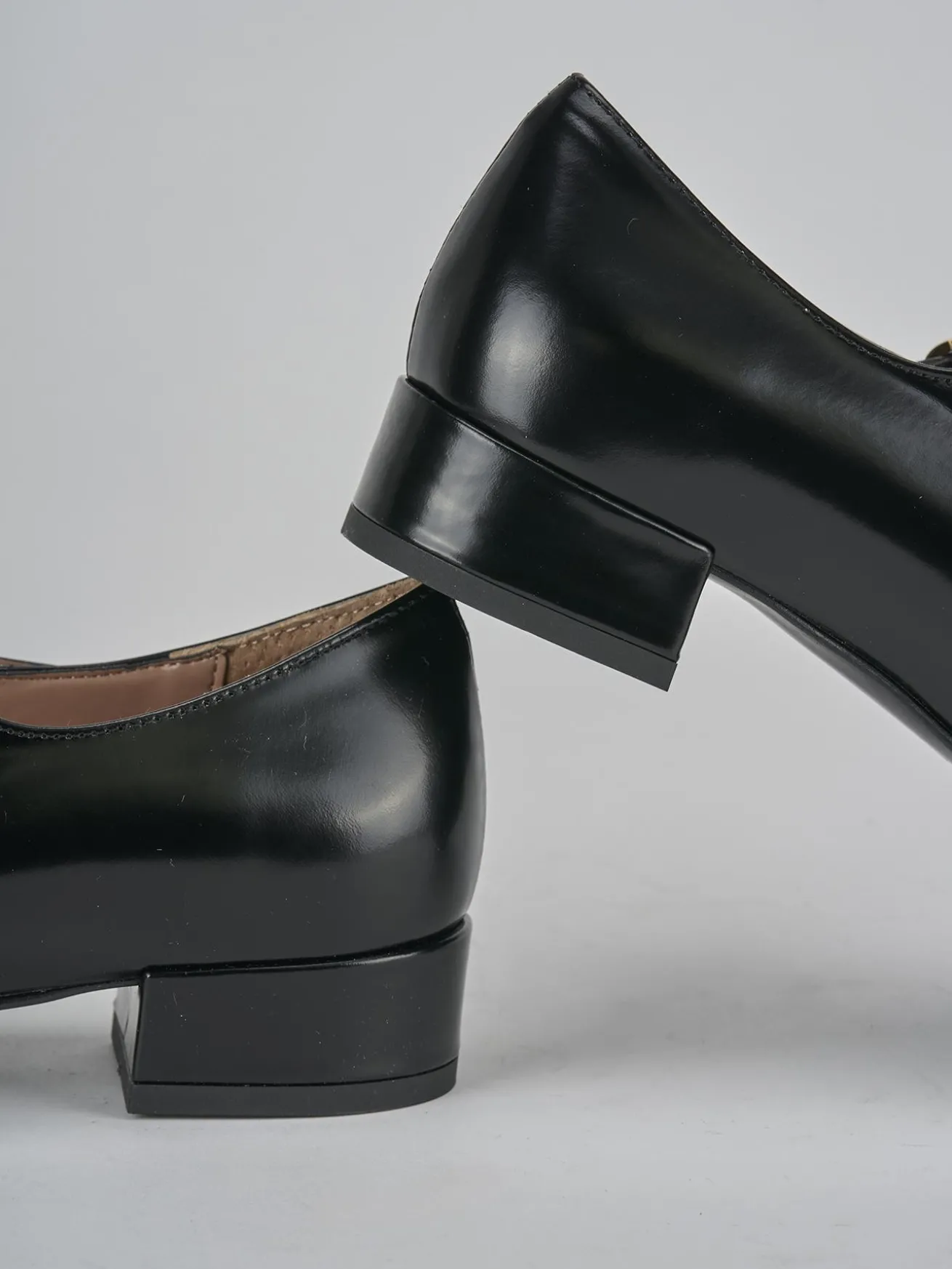 Décolleté tacco 3cm pelle nero