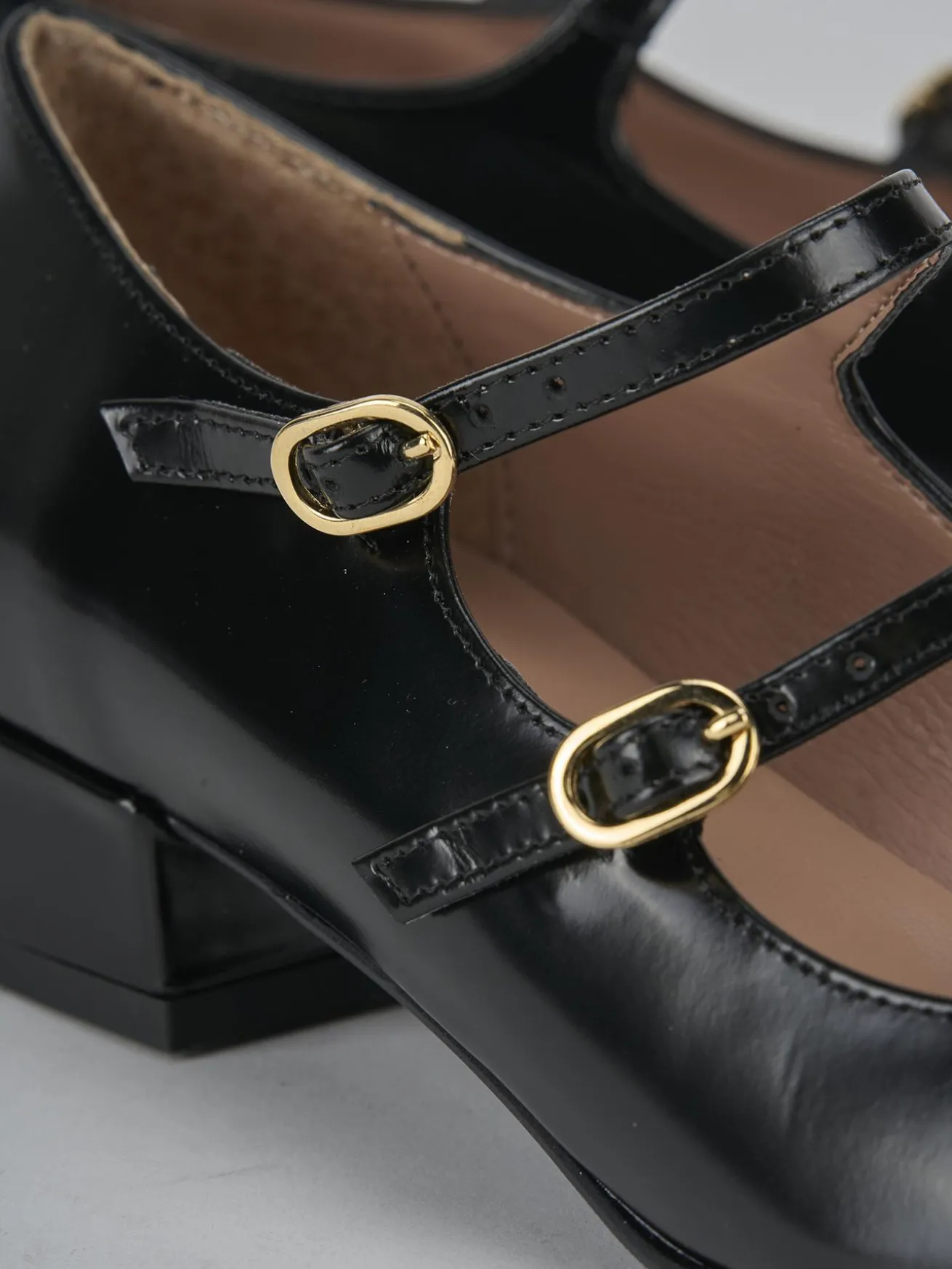 Décolleté tacco 3cm pelle nero