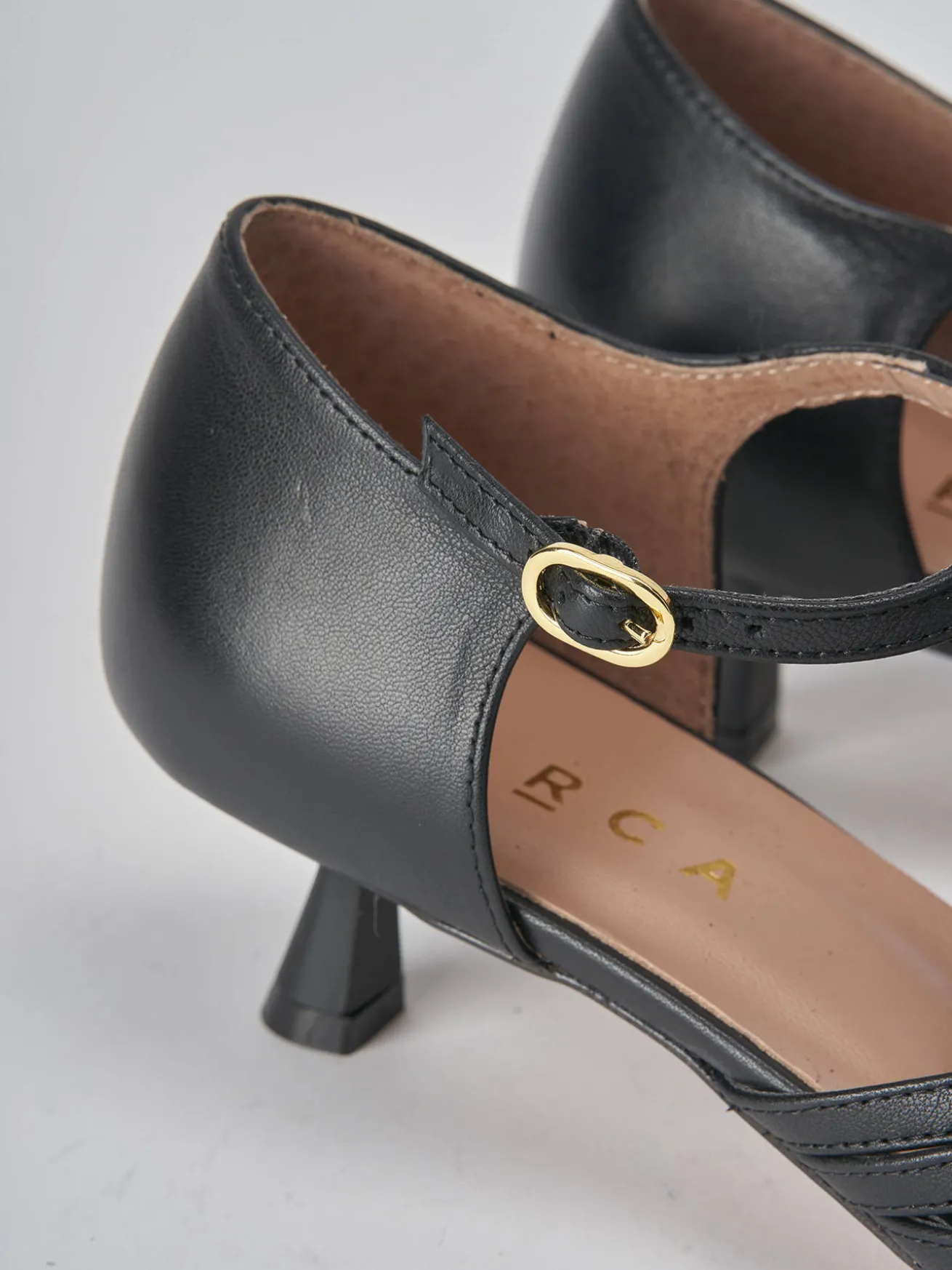 Décolleté tacco 5cm pelle nero