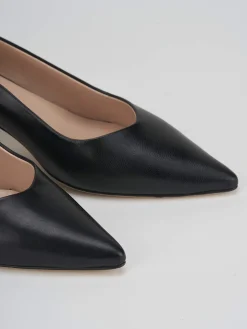 Décolleté tacco 5cm pelle nero