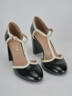 Décolleté tacco 8cm pelle nero