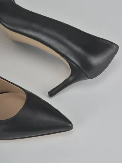 Décolleté tacco 5cm pelle nero