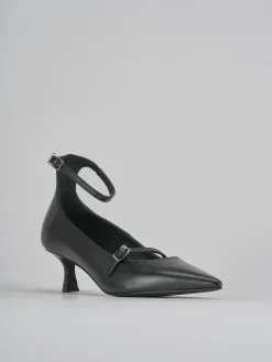 Décolleté tacco 3cm pelle nero