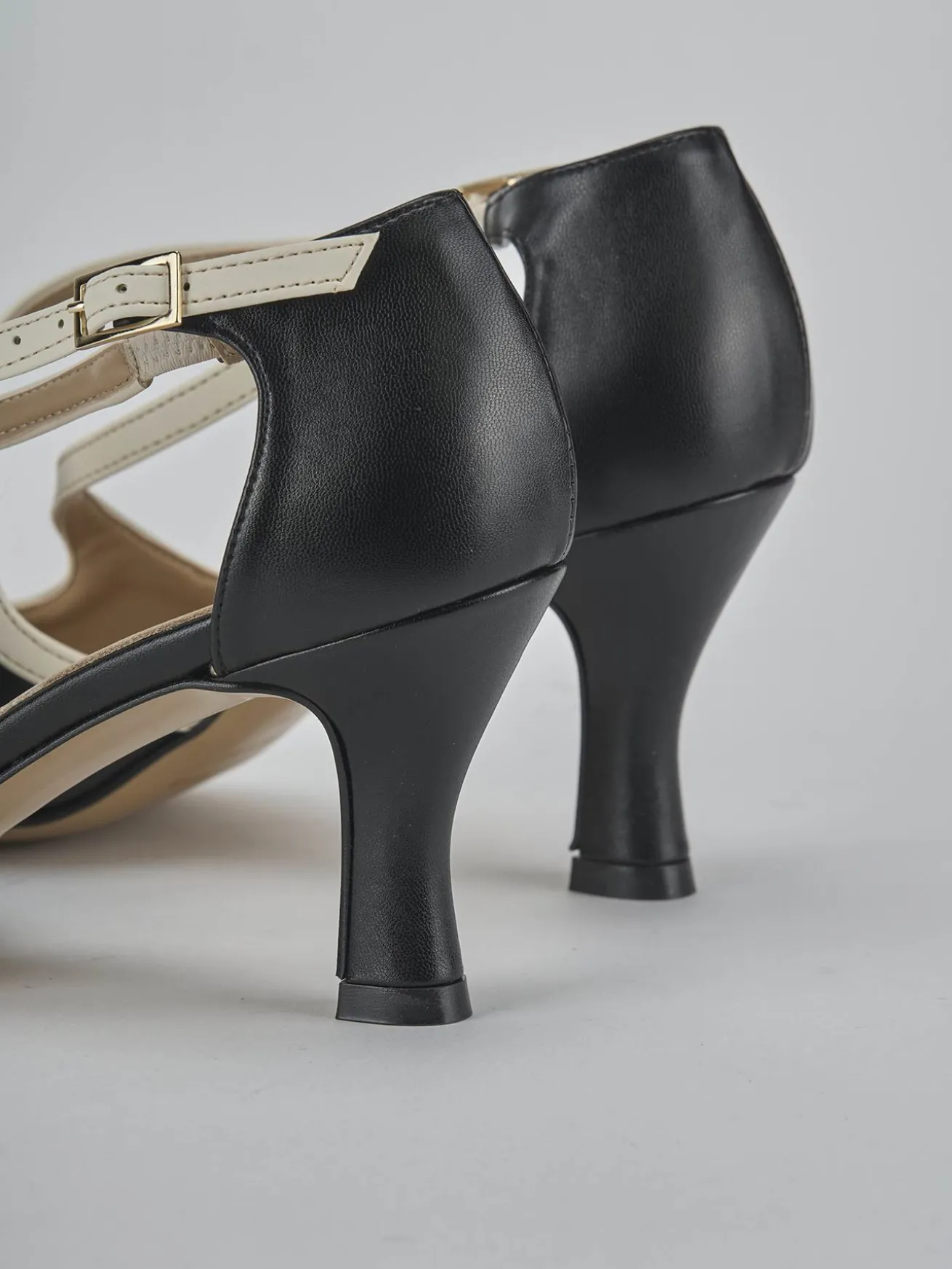 Décolleté tacco 6cm pelle nero