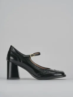 Décolleté tacco 8cm pelle nero