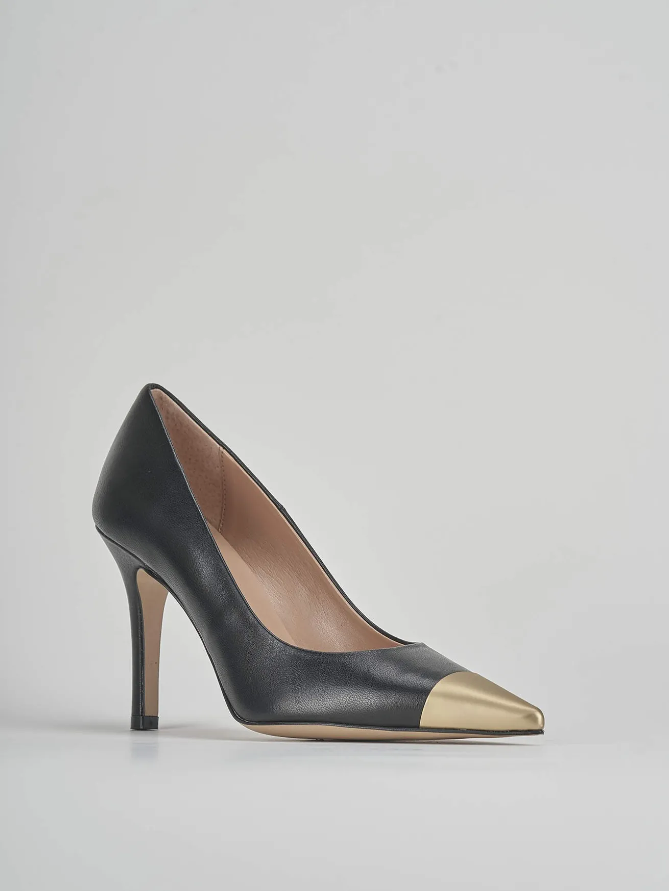 Décolleté tacco 9cm pelle nero