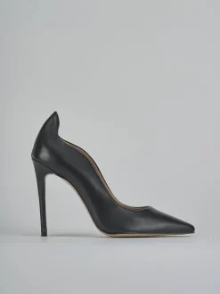 Décolleté tacco 10cm pelle nero