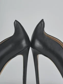 Décolleté tacco 10cm pelle nero