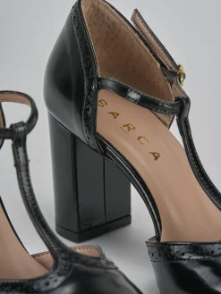 Décolleté tacco 8cm pelle nero