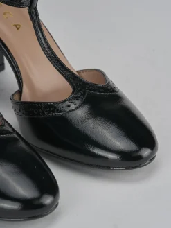 Décolleté tacco 8cm pelle nero