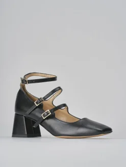 Décolleté tacco 6cm pelle nero