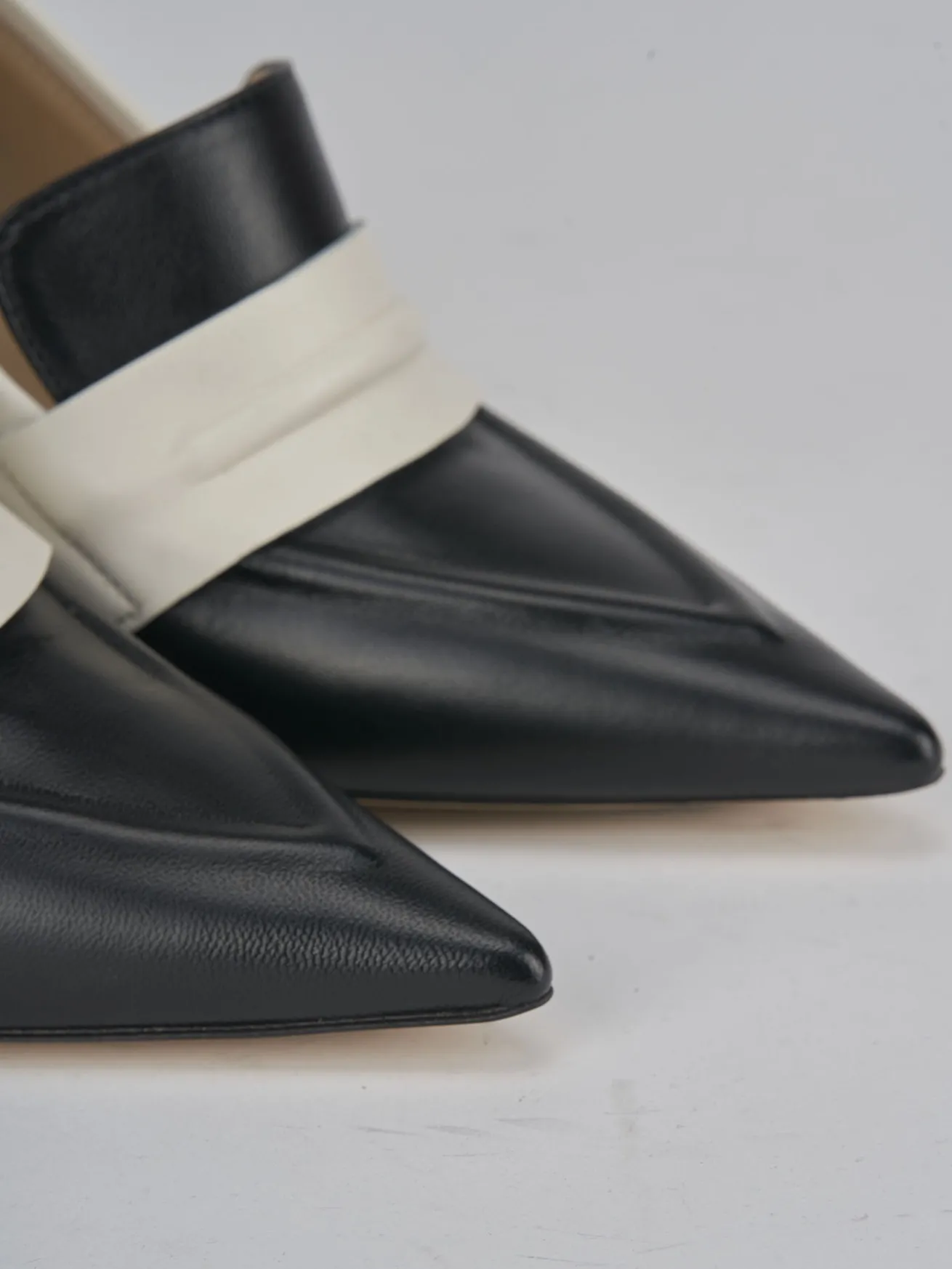 Décolleté tacco 8cm pelle nero