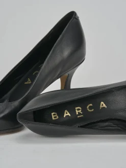 Décolleté tacco 7cm pelle nero