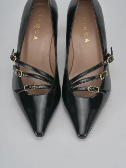 Décolleté tacco 6cm pelle nero