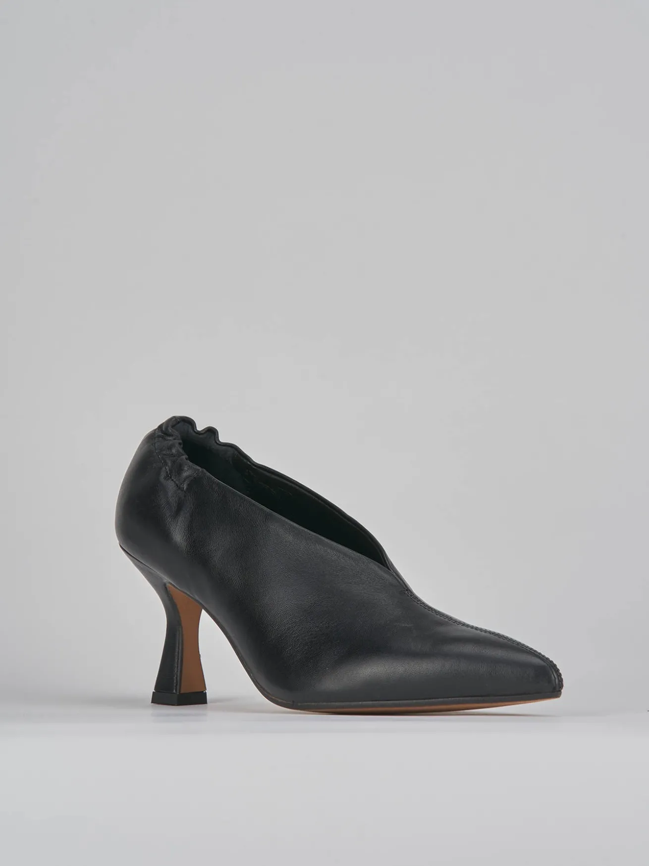 Décolleté tacco 7cm pelle nero