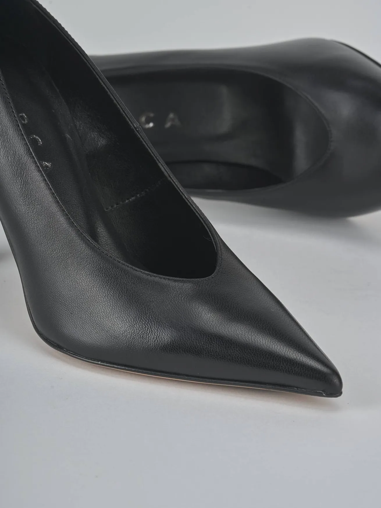 Décolleté tacco 9cm pelle nero