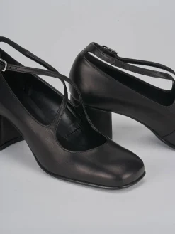 Décolleté tacco 5cm pelle nero