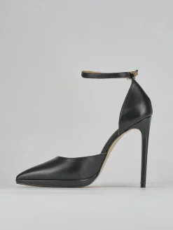 Décolleté tacco 11cm pelle nero