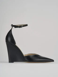 Décolleté tacco 11cm pelle nero