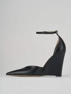 Décolleté tacco 11cm pelle nero
