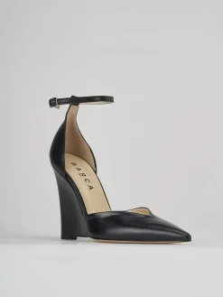 Décolleté tacco 11cm pelle nero