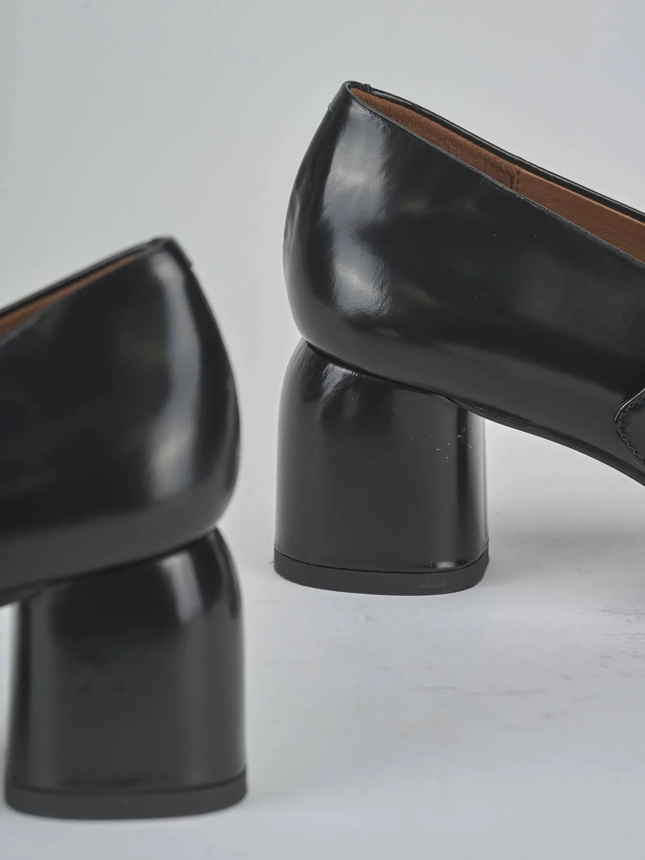 Décolleté tacco 6cm pelle nero