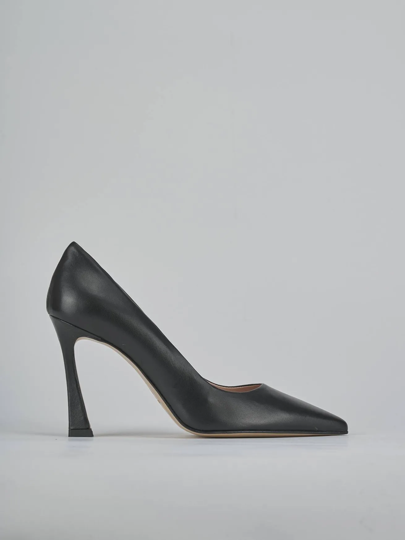 Décolleté tacco 9cm pelle nero