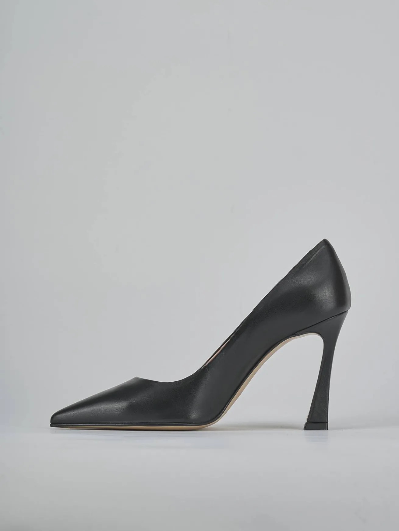 Décolleté tacco 9cm pelle nero