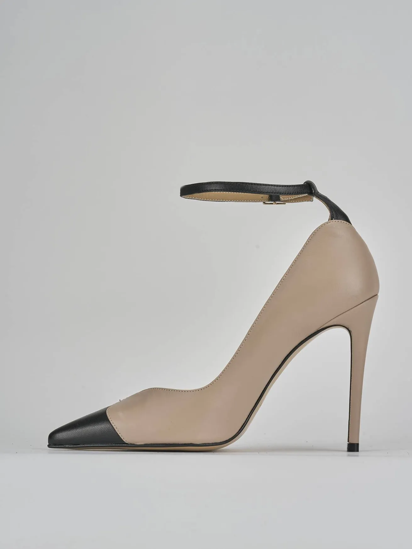 Décolleté tacco 11cm pelle nero