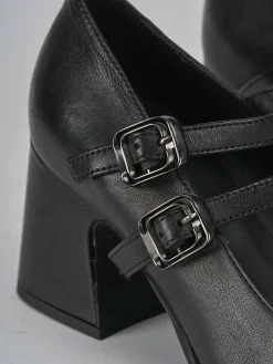 Décolleté tacco 7cm pelle nero