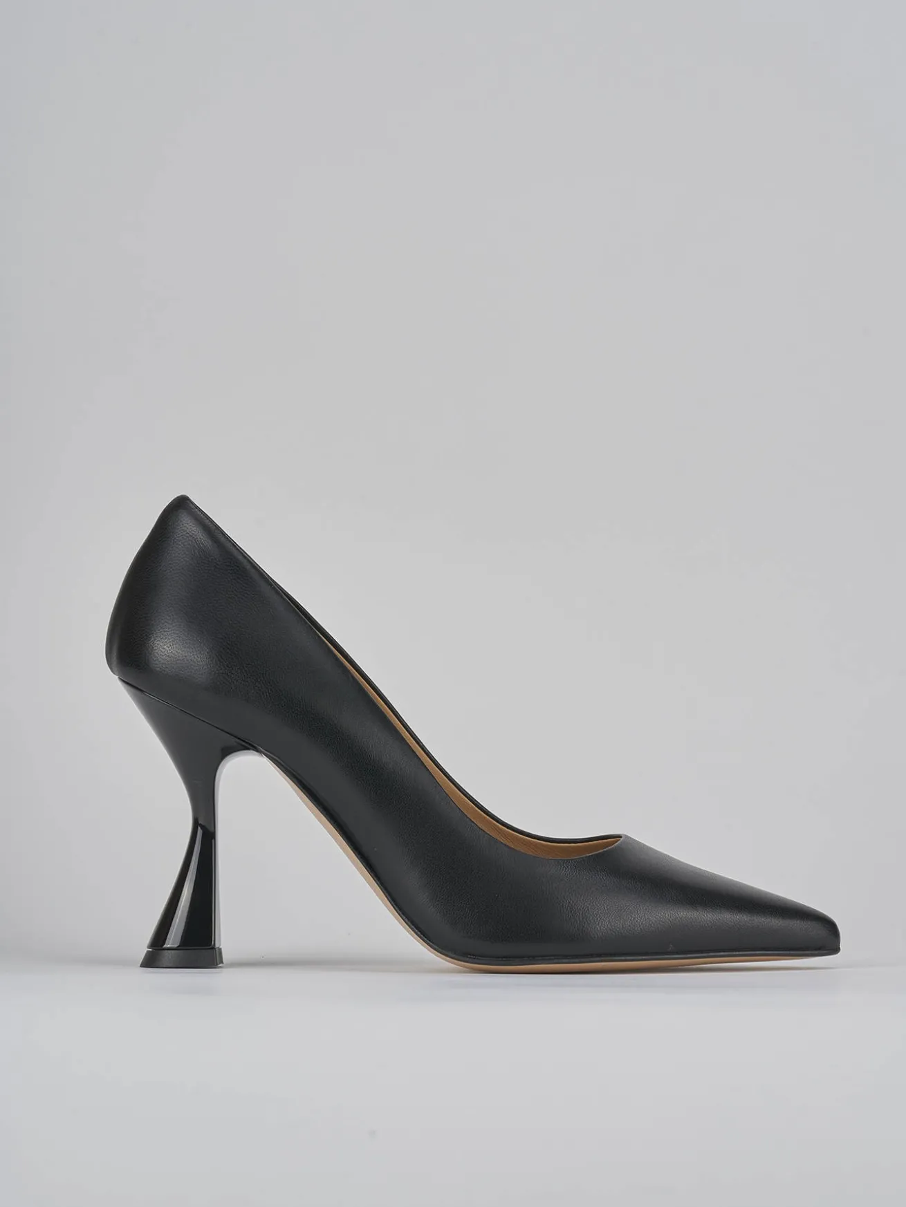 Décolleté tacco 9cm pelle nero