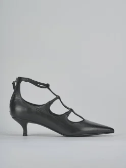 Décolleté tacco 5cm pelle nero