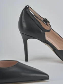 Décolleté tacco 7cm pelle nero