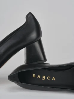 Décolleté tacco 5cm pelle nero